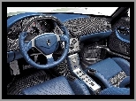 Wnętrze, Maserati MC12, Niebieskie